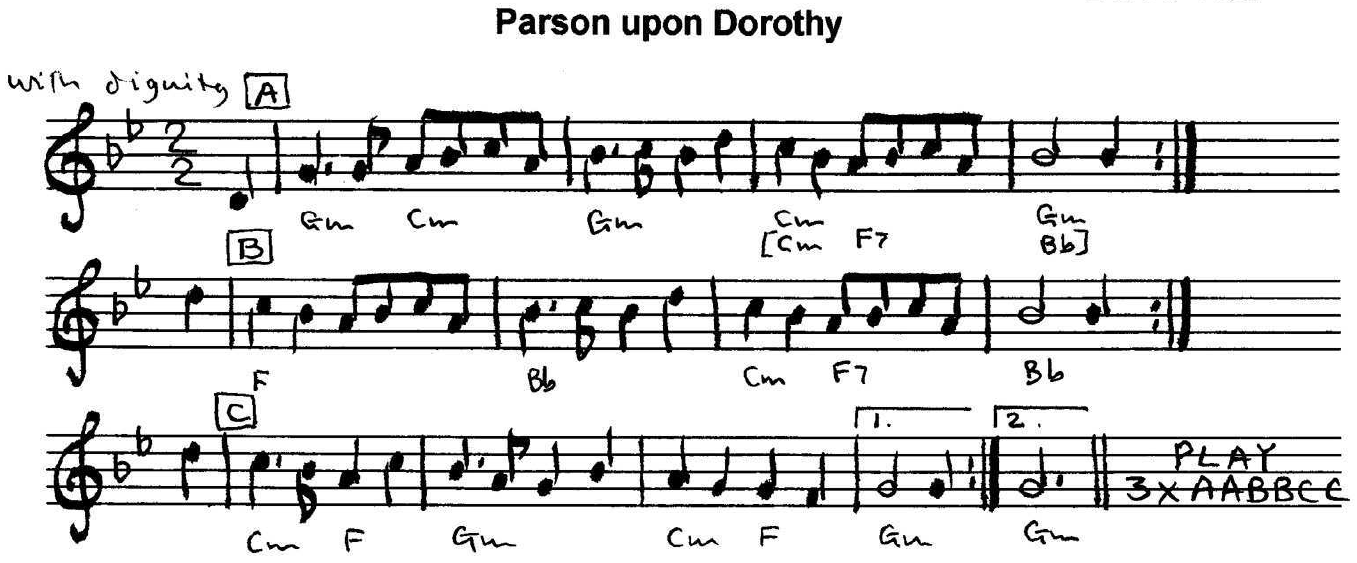Parson Upon Dorothy (music)